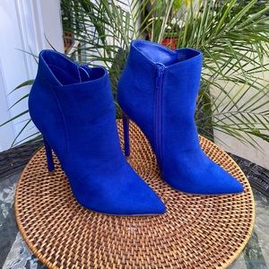 Blue Just Fab Booties